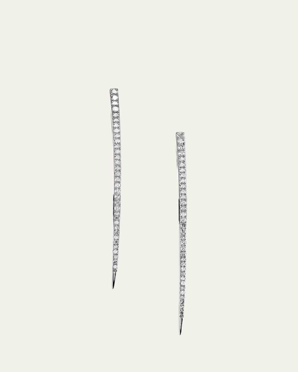 Spike Pave Diamond Earrings